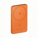 ReelCharge ReelSafe Solid State 5,000 mAh Qi2 Wireless Power Bank (Orange)
