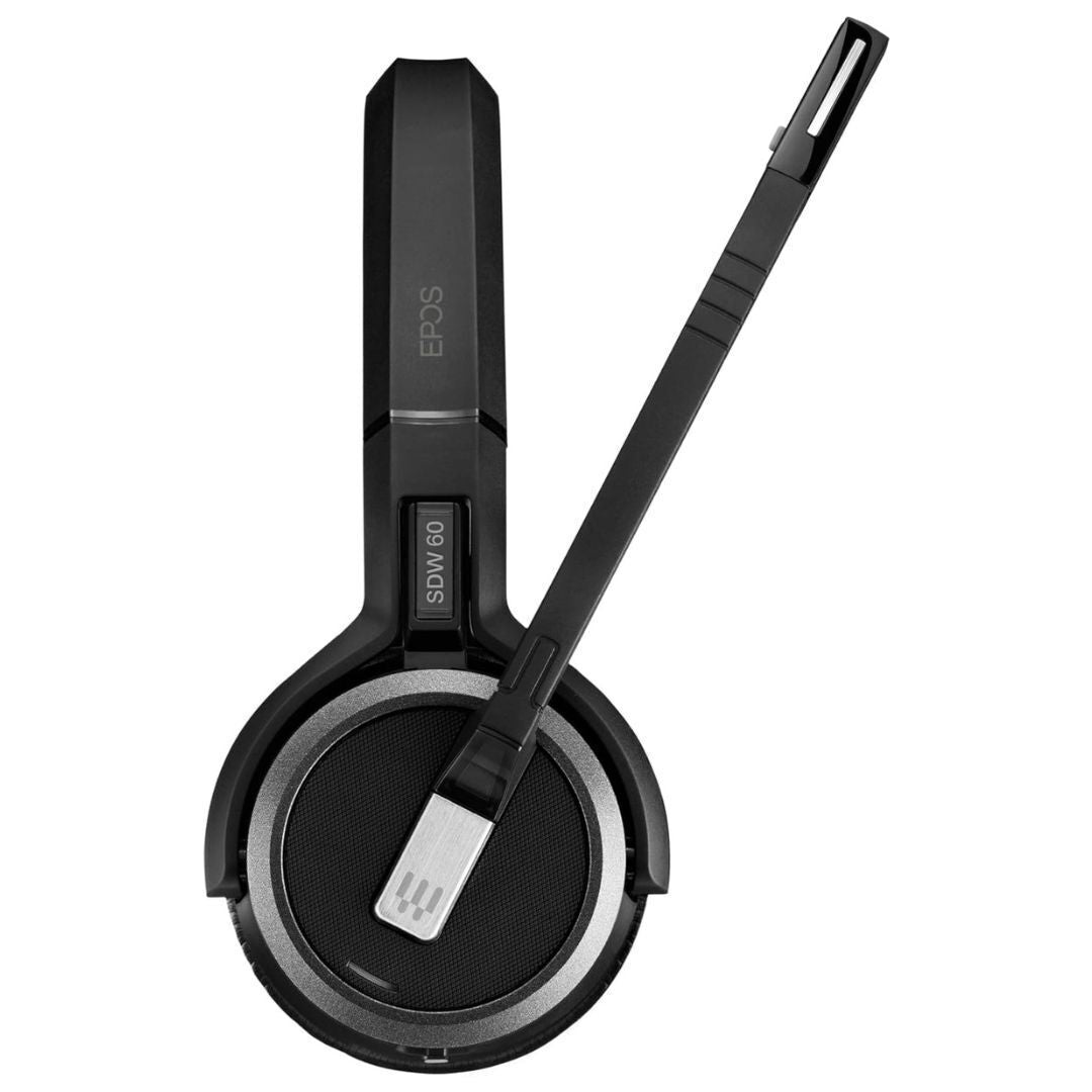Sennheiser SDW 5065 Binaural Wireless DECT Headset for Softphone, PC and Mobile Phone (Black)