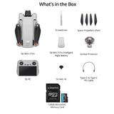 DJI Mini 3 Pro Compact Drone with DJI RC Remote with 128GB MicroSD Card Bundle