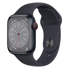 Apple Watch Series 8, 45mm GPS, Aluminum Case with Sport Band (Midnight) (Certified Refurbished)