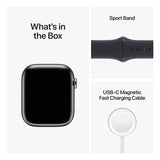Apple Watch Series 8 GPS Plus Cellular 45mm Graphite Stainless Steel Case (Refurbished)
