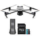 DJI Mavic 3 Classic Camera Drone (No Remote) with 128GB A2 MicroSD Memory Card Bundle