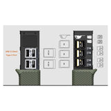 Pgytech CFexpress CreateMate Card Reader Case with Type A or SD Compatibility (Moss Green)