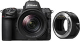 NIKON Z8 Mirrorless Camera with 24-120mm f/4 Lens - Full-Frame Sensor and Nikon FTZ II Mount Adapter
