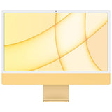 Apple iMac 24" with Apple M1 Chip, 8GB RAM, 256GB SSD, Yellow (Certified Refurbished)