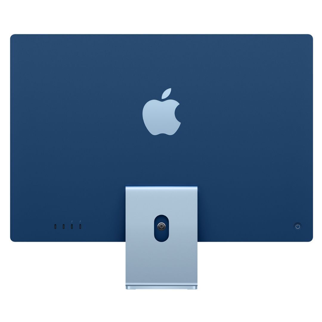 Apple iMac 24" with M1 Chip, 8-Core CPU, 8-Core GPU, Gigabit Ethernet (Blue) (Certified Refurbished)