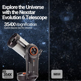 Celestron NexStar Evolution 6-Inch SCT GoTo Telescope with Aluminum Case and 1.25-Inch Eyepieces