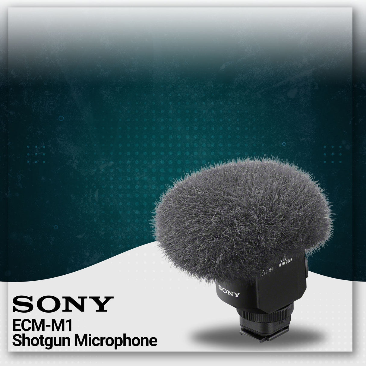 Sony Digital Shotgun Microphone ECM-M1 with Triple Shoe Bracket,128GB SD Card