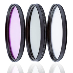 Ultimaxx 58mm Professional 3-Piece Digital Multi-Coated UV, CPL, and FL-D Filter Kit