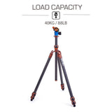 3 Legged Thing Winston 2.0 Kit with AirHed Pro Ball Head (Bronze and Blue)