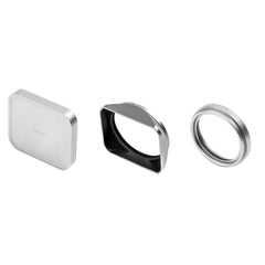 NiSi X100 Series NC UV Filter Kit with 49mm Filter Adapter and Metal Lens Hood (Silver)