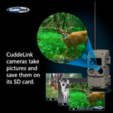 Cuddeback CuddeLink Wireless, Low-Glow Black Flash LED Camera with Cuddeback CuddeLink Cell Home