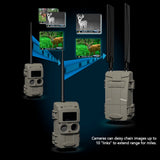 Cuddeback CuddeLink Wireless, Low-Glow Black Flash LED Camera with Cuddeback CuddeLink Cell Home