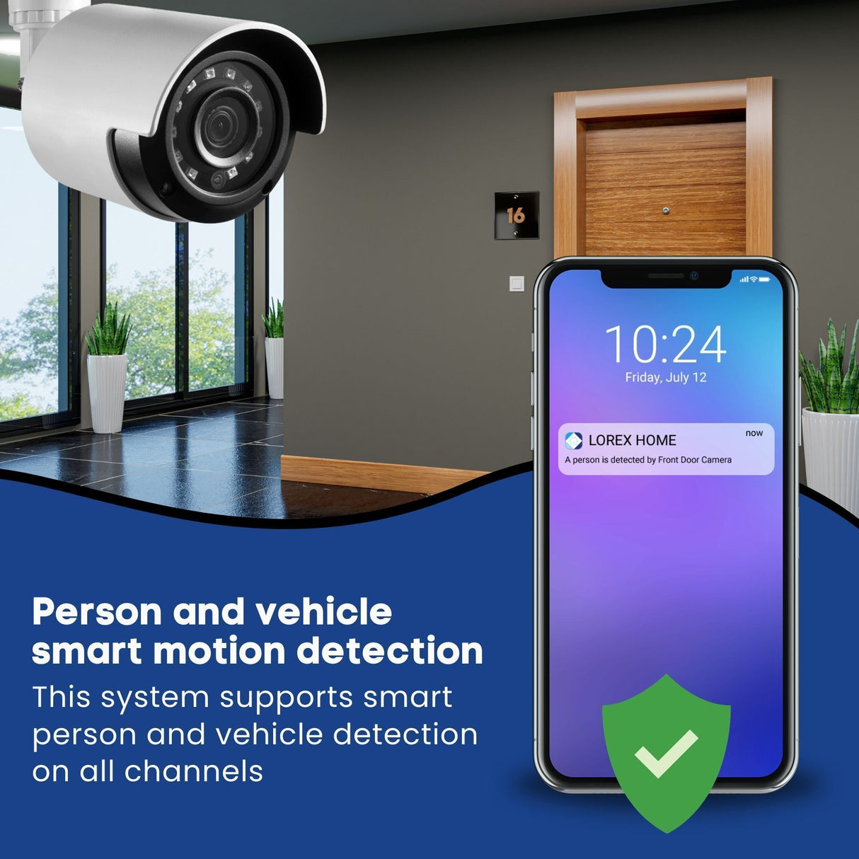 Lorex 1080p 8-Channel 1TB Wired DVR Security System with 4 Cameras and 4K RG59 100ft Power Cables