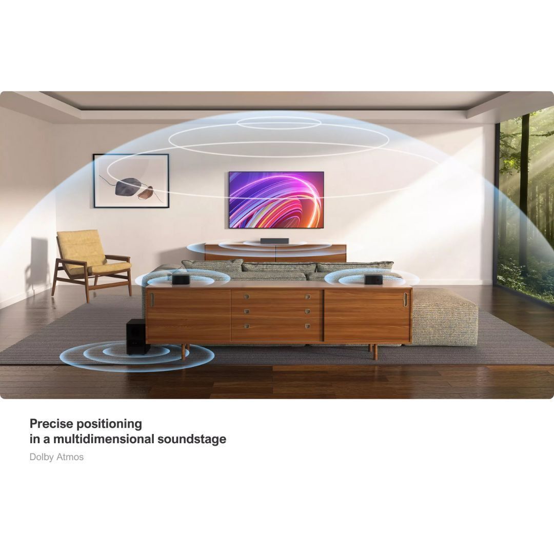 Ultimea Poseidon D60 5.1 Dolby Atmos Soundbar with BassMax Technology and All-Digital Amplifier