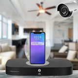 Lorex 1080p 8-Channel 1TB Wired DVR Security System with 6 Cameras and 4K RG59 100ft Power Cables