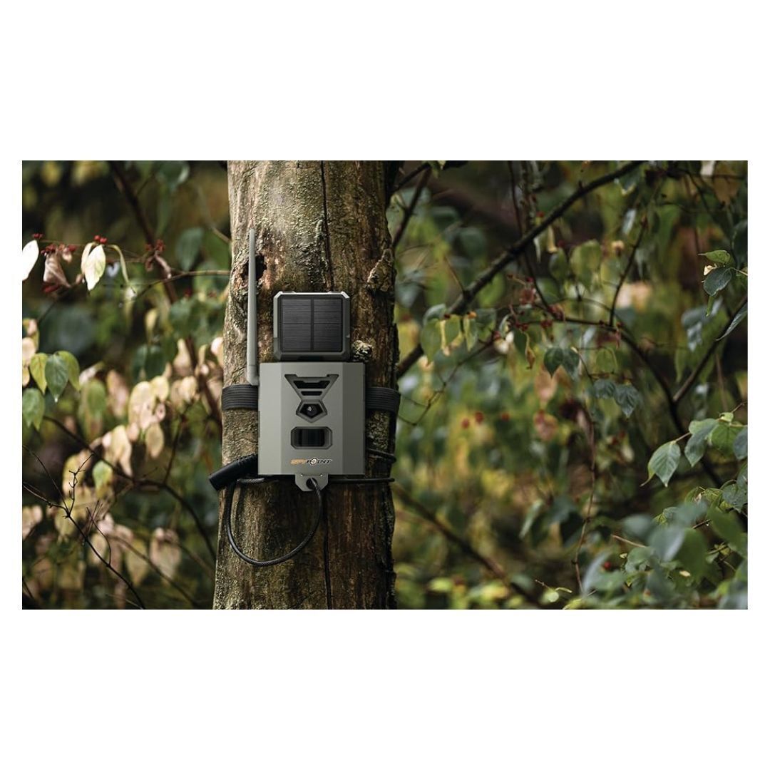 Spypoint SB-500S 16-Gauge Steel Solar Compatible Security Box for Cellular Trail Cameras (Gray)