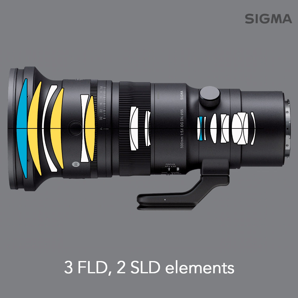 Sigma 500mm F5.6 DG DG OS Sports, L Mount With Corel Software, 65GB Memory Card and Hard Case