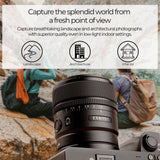 Sony E 15mm F1.4 G APS-C Large Aperture Wide Angle G Lens with Editing Software, 64GB SD Card Bundle