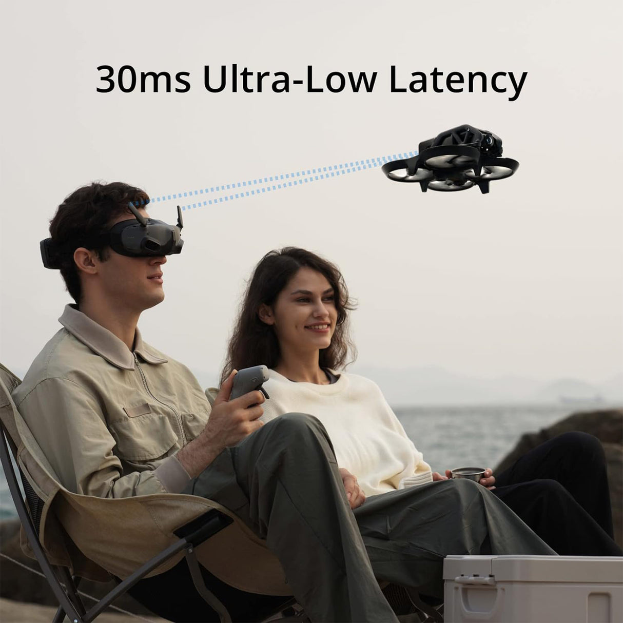 DJI Goggles Integra with  64GB MicroSDXC Card Bundle - Goggles with Two 100Hz HD Micro-OLED Displays