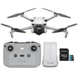 DJI Mini 3 Camera Drone with RC-N1 Remote Controller and 128GB MicroSDXC Card Bundle