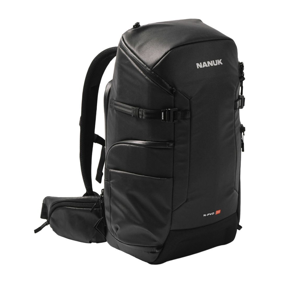 Nanuk N-PVD 30L Backpack with Double-Layered Foam Body for Cameras, Drones, and Accessories (Black)