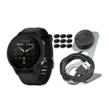Garmin Forerunner 955 GPS Running Smartwatch (Black) Bundle with Charger Stand and Port Plugs
