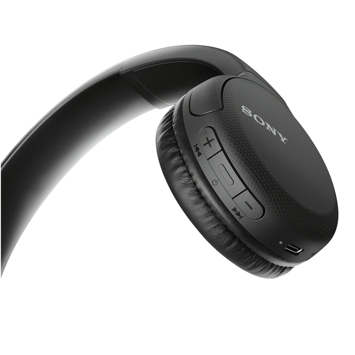 Sony WH-CH520 Stamina Wireless On-Ear Bluetooth Headphones (Black) with Protective Case