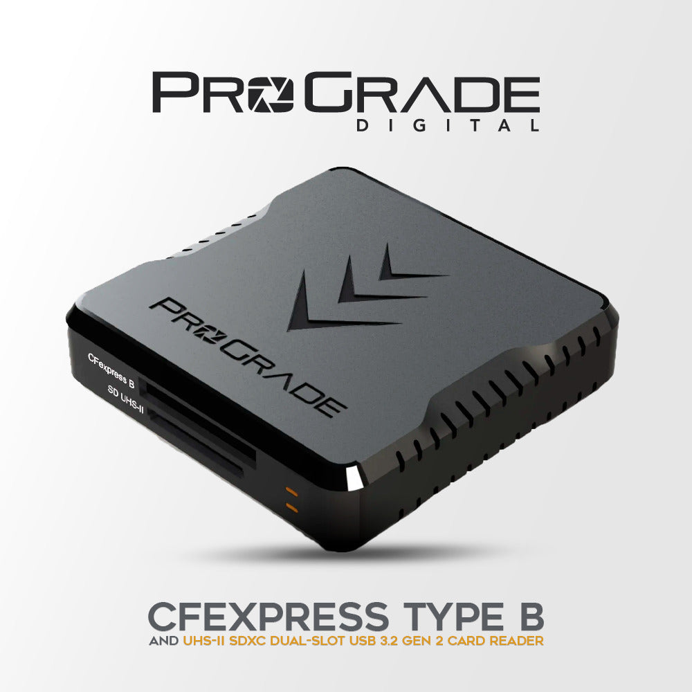 ProGrade Digital 128GB UHS-II microSDXC Memory Card with CFexpress Type B and Dual-Slot Card Reader