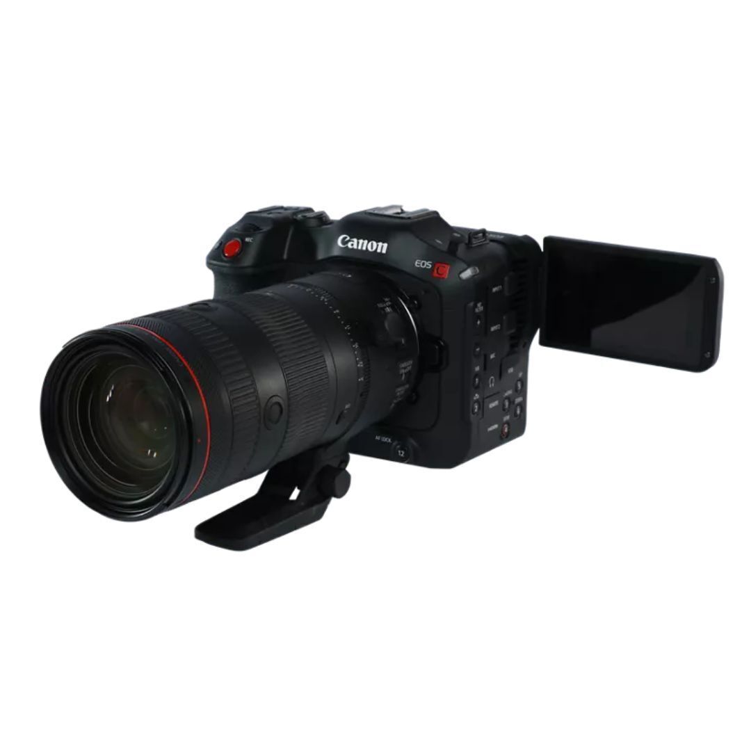Canon EOS C70 Cinema Camera Kit with RF 24-105mm F2.8 Lens and PZ-E2B Power Zoom Adapter (Black)