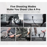 PGYTECH CapLock MantisPod Z with 360-Degree Rotation, Five Filming Modes, and Dual-Lock Design