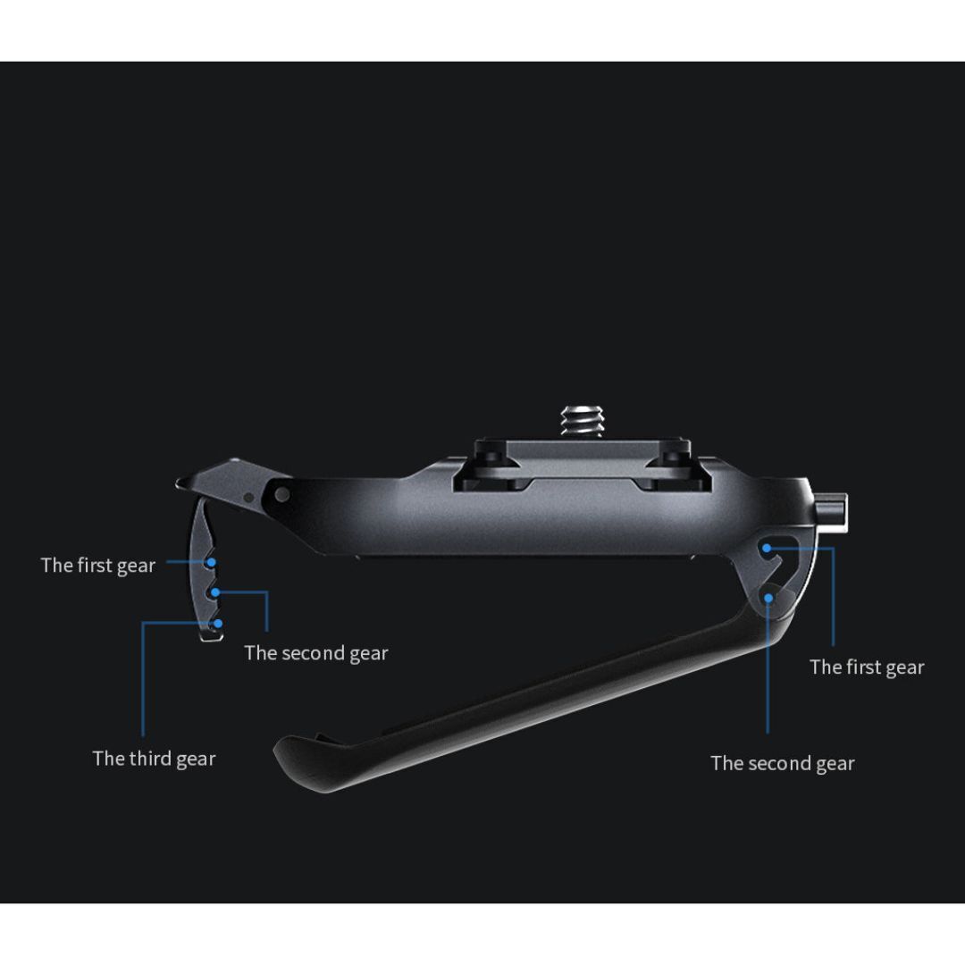 PGYTECH Beetle Camera Clip with Security Lock and Quick-Release Plate (Black)