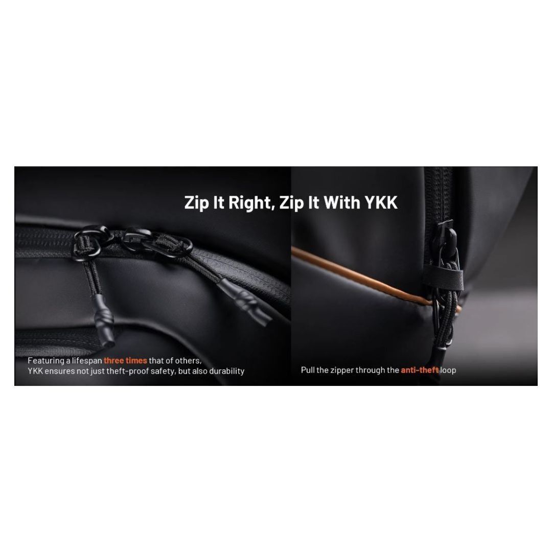 PGYTECH OneGo Solo V2 4L Splash-Resistant Large Opening Sling with Elastic Pen Slot (Obsidian)