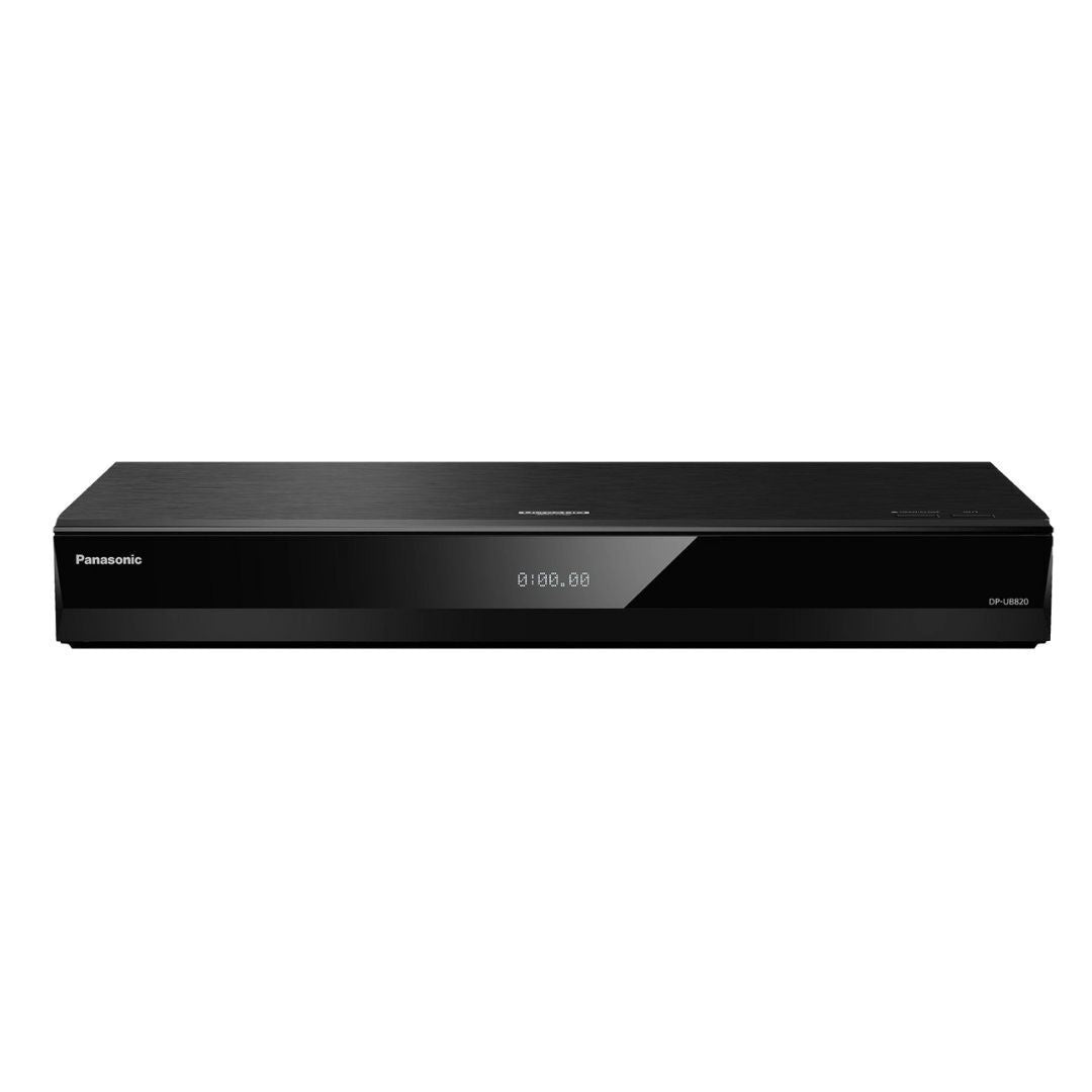 Panasonic DP-UB820-K Streaming 4K Blu-ray Player with Dolby Vision 7.1 C (Black, Refurbished)