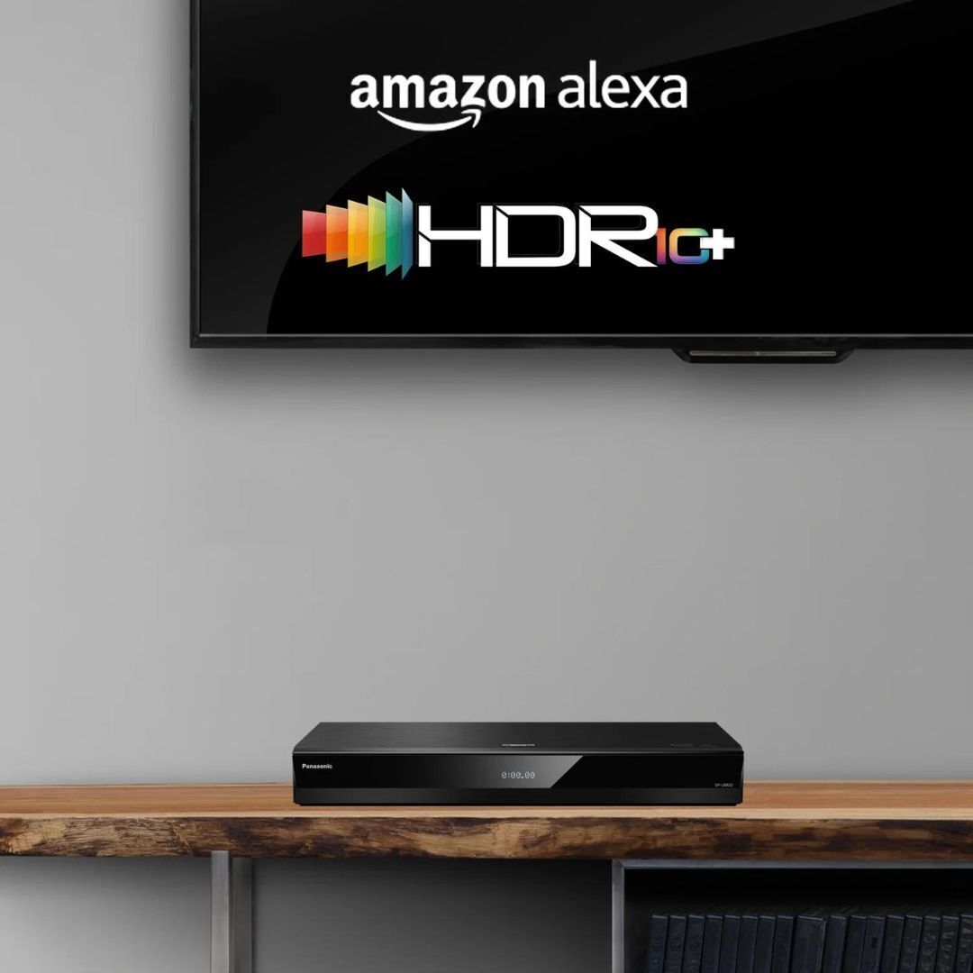 Panasonic DP-UB820-K Streaming 4K Blu-ray Player with Dolby Vision 7.1 C (Black, Refurbished)