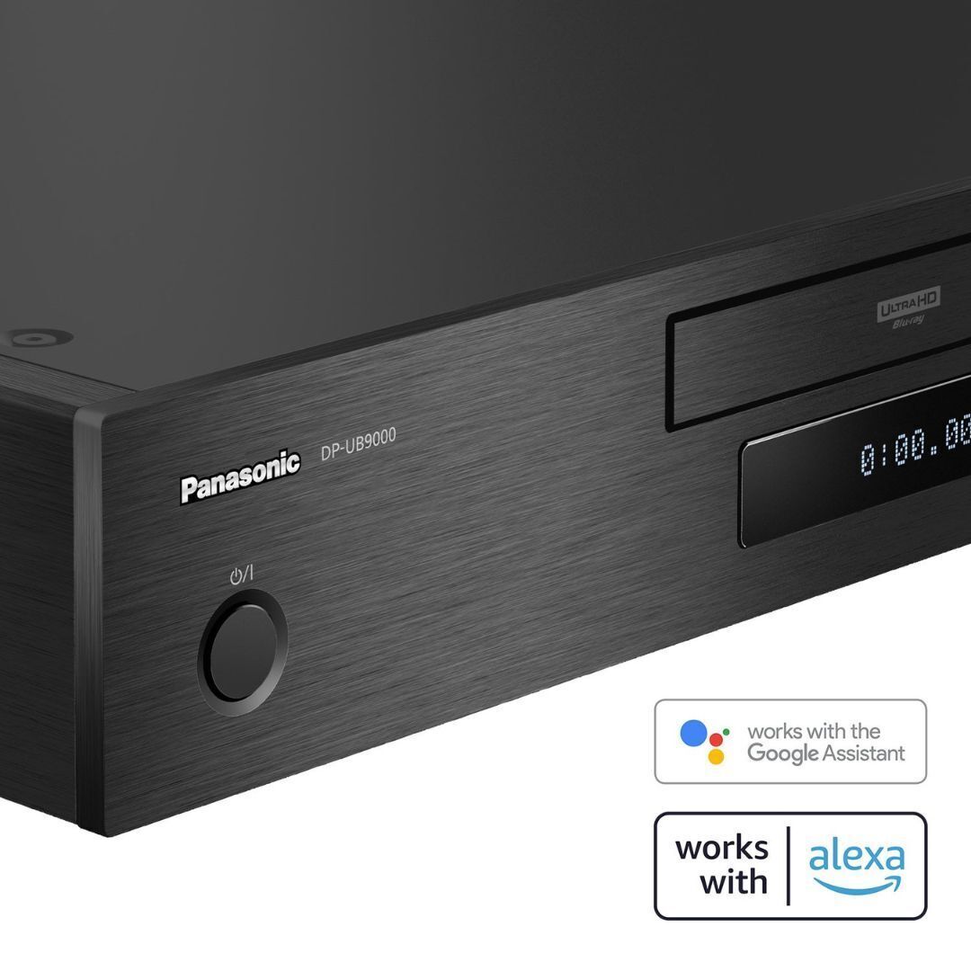 Panasonic DP-UB9000P1K Reference 4K Blu-ray Player with Dolby Vision HD Audio (Black, Refurbished)