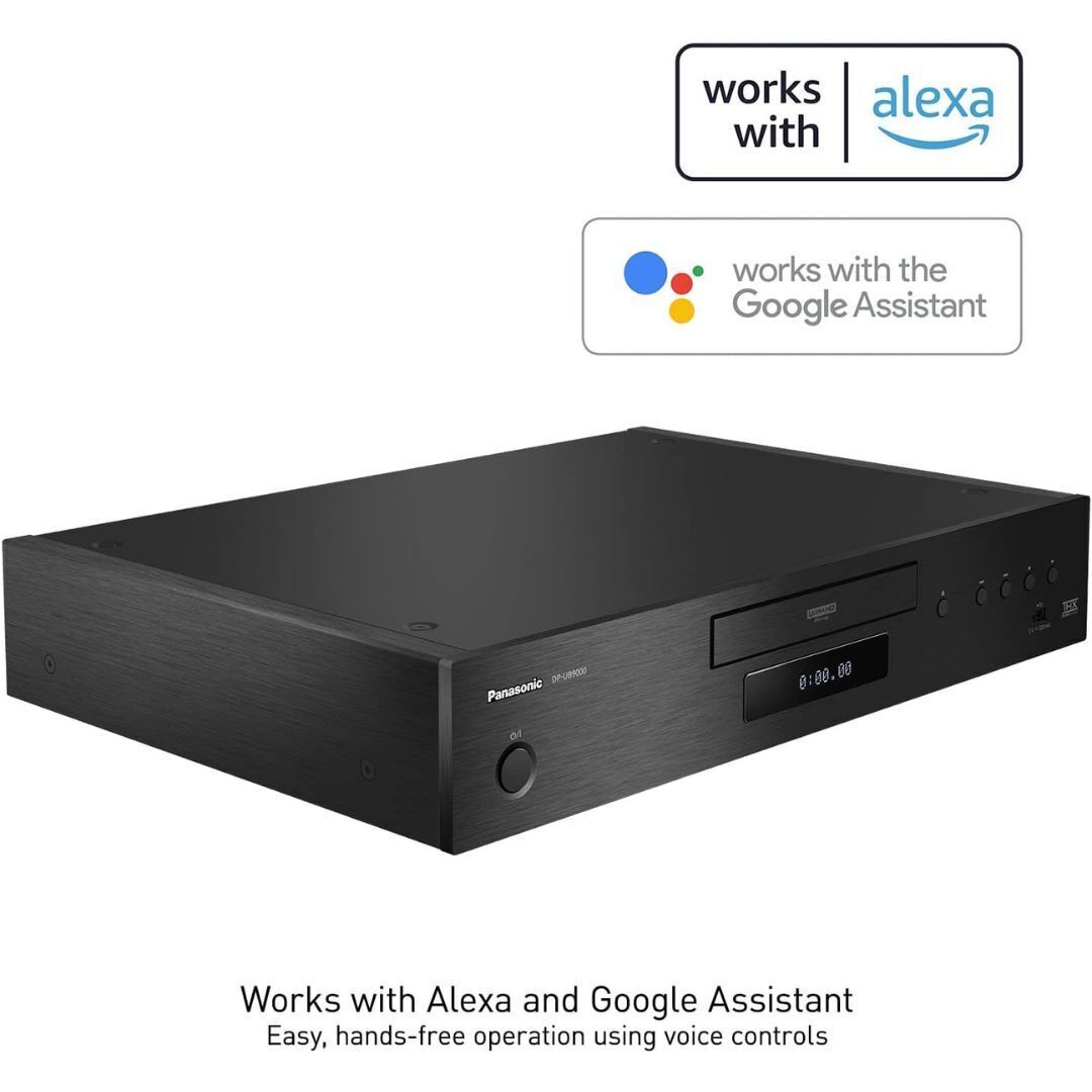 Panasonic DP-UB9000P1K Reference 4K Ultra HD Blu-ray Player, Dolby Vision, Hi-Res Audio (Black) (Certified Refurbished)
