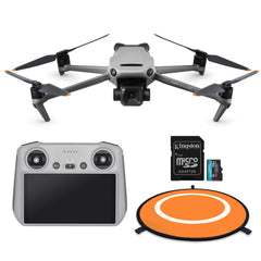 DJI Mavic 3 Classic Camera Drone with DJI RC Remote with 128GB Memory Card and Landing Pad