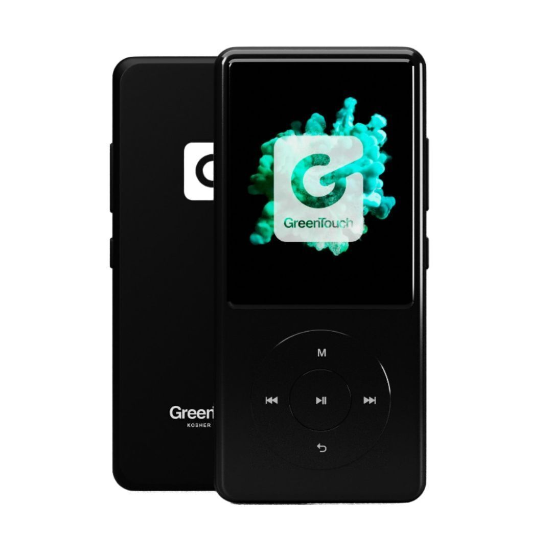 GreenTouch SIX 64GB Kosher MP3 Player with Bluetooth and Built-In Speaker (Black, No SD Slot)