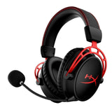 HyperX Cloud Alpha Wireless Gaming Headset for PC with DTS Headphone:X Spatial Audio (Black-Red)