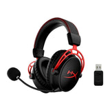 HyperX Cloud Alpha Wireless Gaming Headset for PC with DTS Headphone:X Spatial Audio (Black-Red)