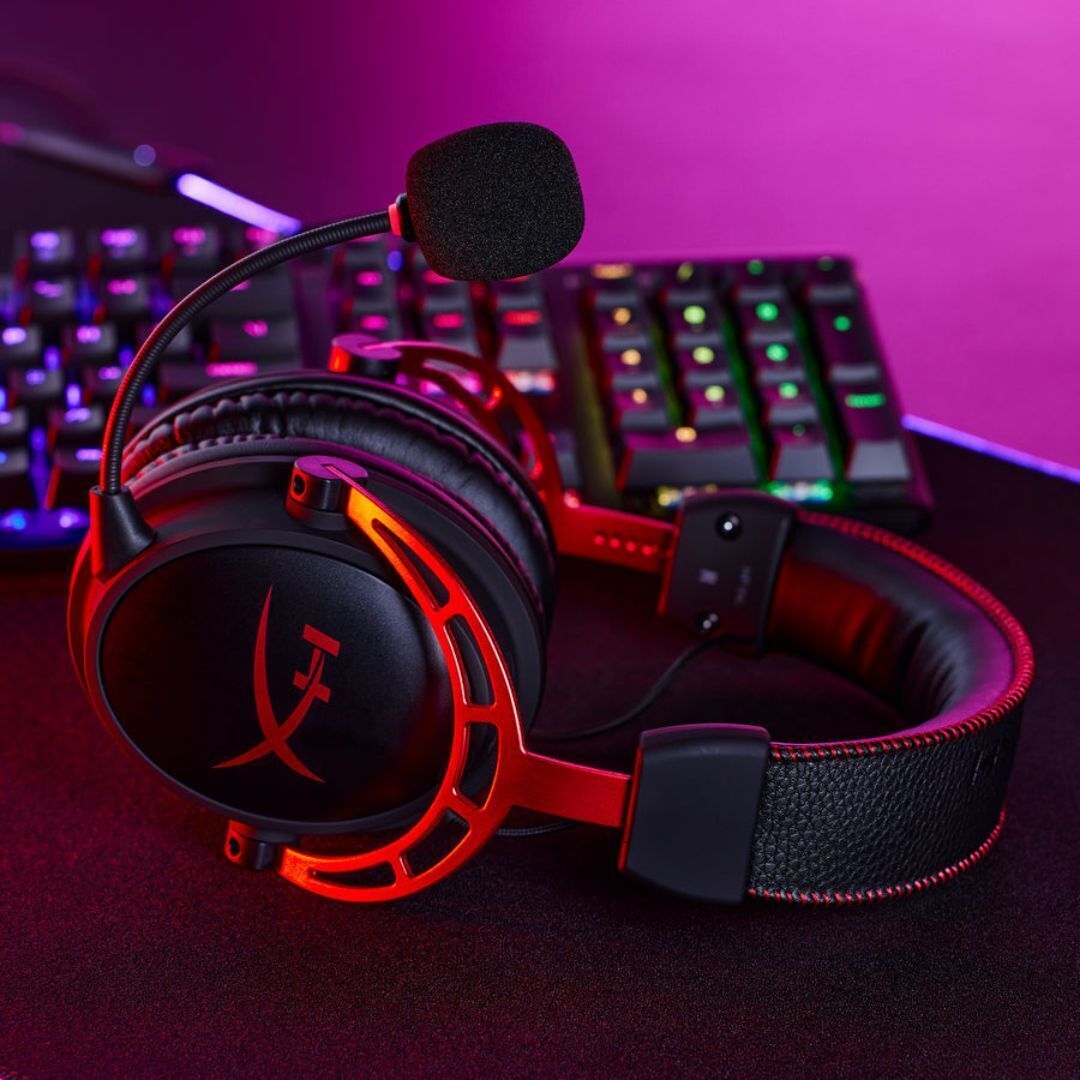 HyperX Cloud Alpha Wireless Gaming Headset for PC with DTS Headphone:X Spatial Audio (Black-Red)