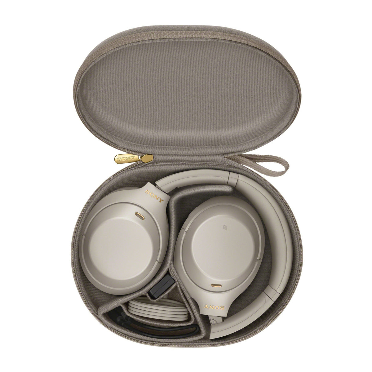 Sony WH-1000XM4 Wireless Noise Canceling Over-Ear Headphones (Silver) Bundle