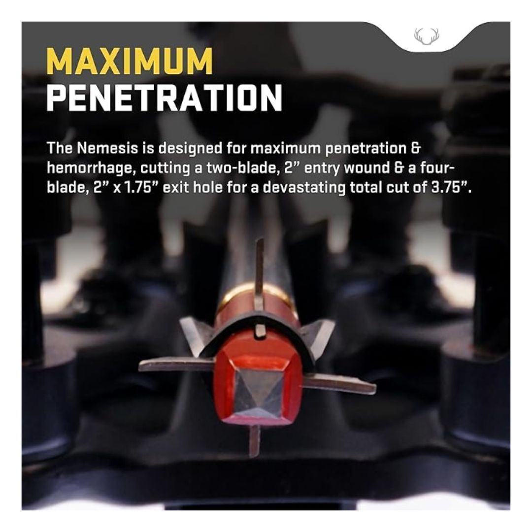 Nemesis Broadhead, 3pk, 100 grain