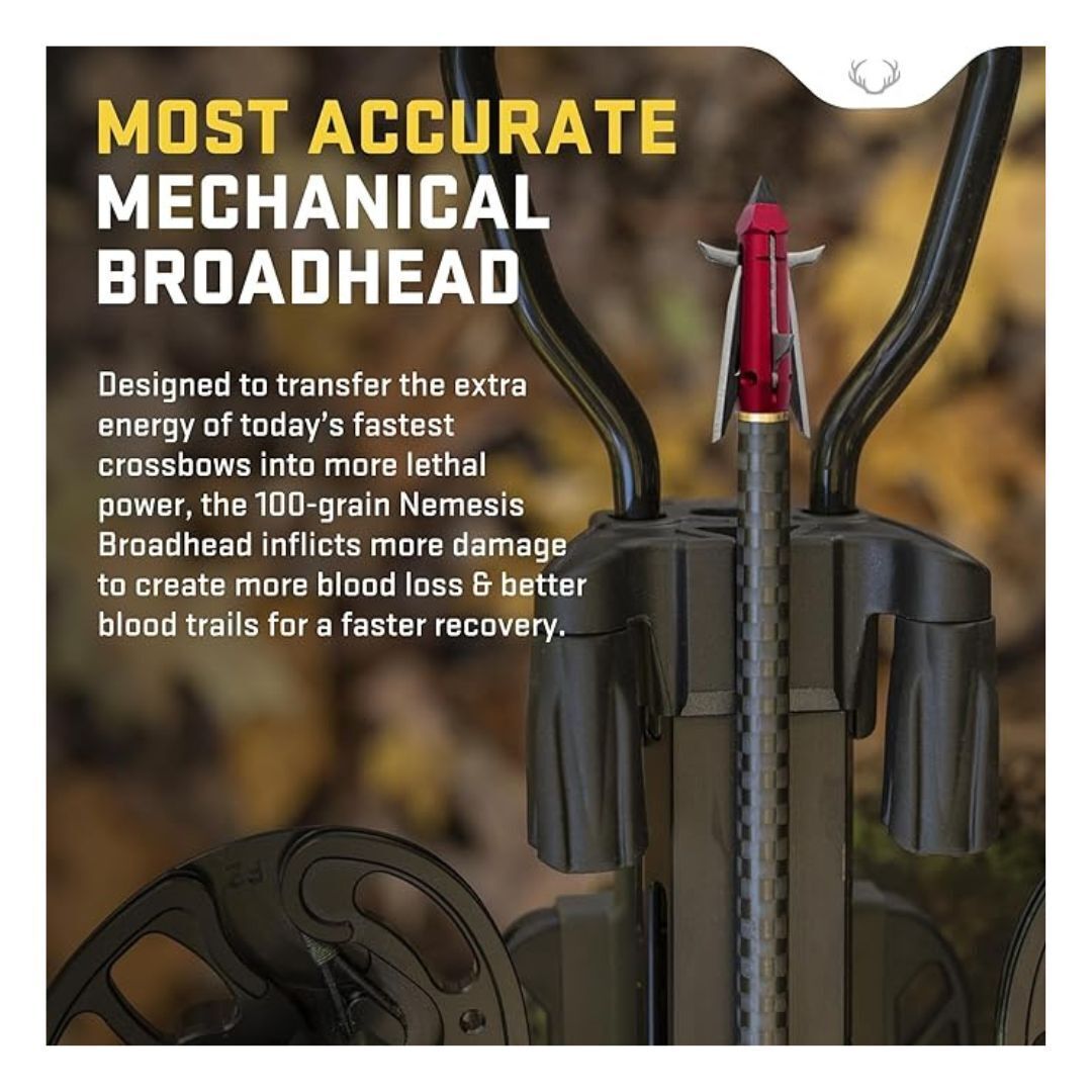 Nemesis Broadhead, 3pk, 100 grain
