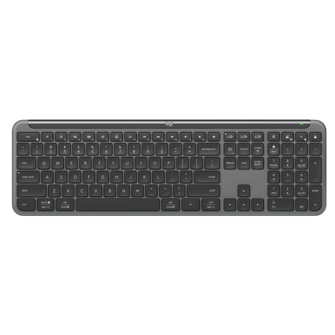 Logitech Signature Slim Keyboard K950 with 3-Device Pairing and Smart Actions (Graphite)