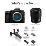 Panasonic LUMIX S5II 24.2MP Full Frame Mirrorless Camera with S 50mm f/1.8 Lens and RS 3 Mini Gimbal