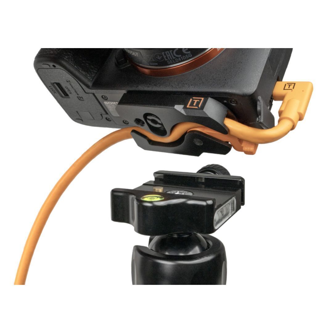 Tether Tools TetherGuard Lever Lock Plate with 5-Point Protection (Black)