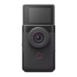 Canon PowerShot V10 Vlog Camera with Built-In Stand, CMOS Sensor, and 4K Video Quality (Black)