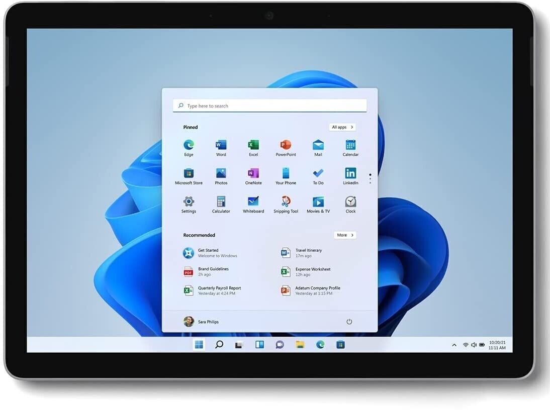 Microsoft Surface Go 3 Tablet Intel Core i3-10100Y with 4GB RAM 64GB eMMC